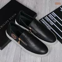 pp chaussures philipp plein luxury sport zipper black